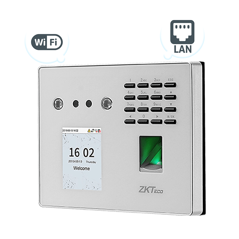 สินค้า MB40-VL เครื่องบันทึกเวลาแบบสแกนนิ้วและใบหน้า [ZKTeco]