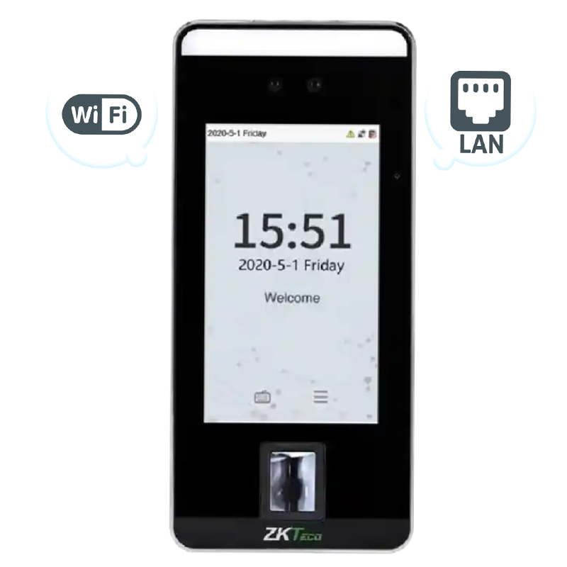 สินค้า SmartAC1 เครื่องบันทึกเวลาแบบสแกนนิ้วและใบหน้า [ZKTeco]