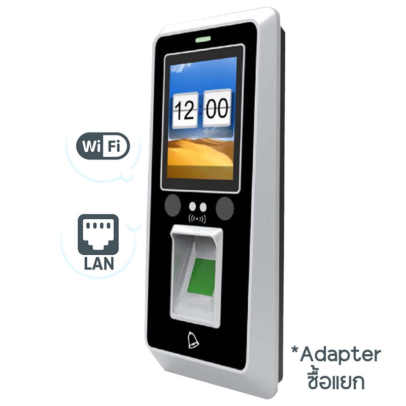 สินค้า CIF77S เครื่องบันทึกเวลาแบบสแกนนิ้วและใบหน้า [HIP]