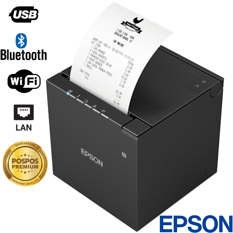 สินค้า เครื่องพิมพ์ใบเสร็จ TM-m30III (USB+LAN+WiFi+Bluetooth) [EPSON]