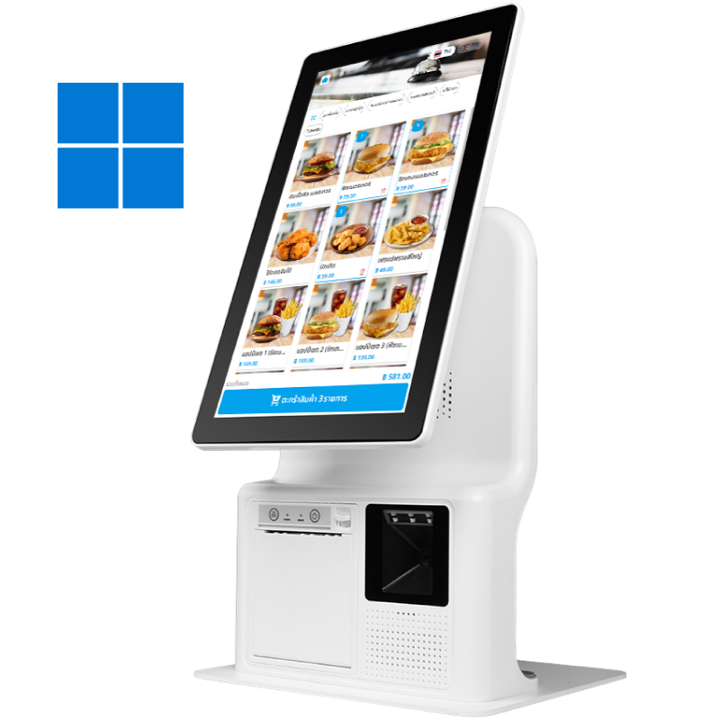 15.8" Kiosk POS ตู้คีออส Self-Service รุ่น Alecto [JASSWAY]