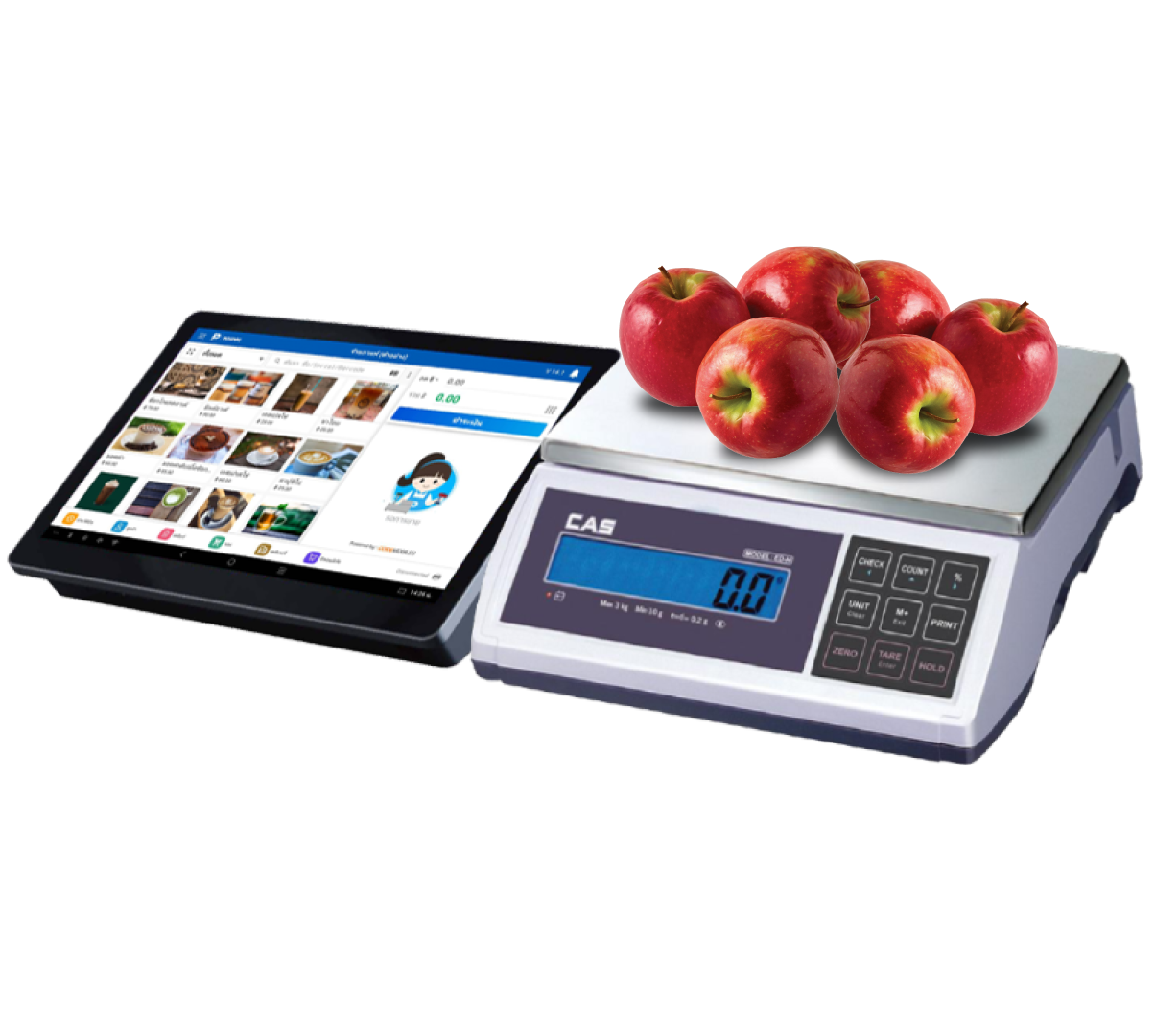 ชุด POS เครื่องชั่ง Android Starter (แถม ฟรี! POSPOS Basic 10 เดือน)