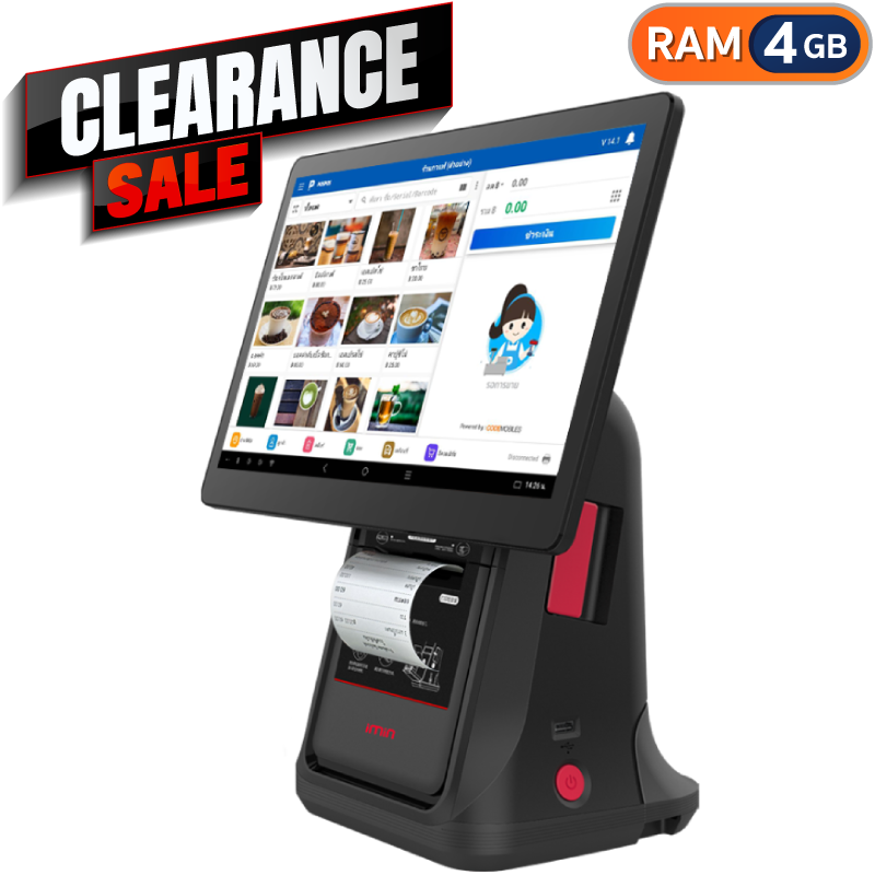 [Clearance] เครื่อง POS Android iMin D4-503