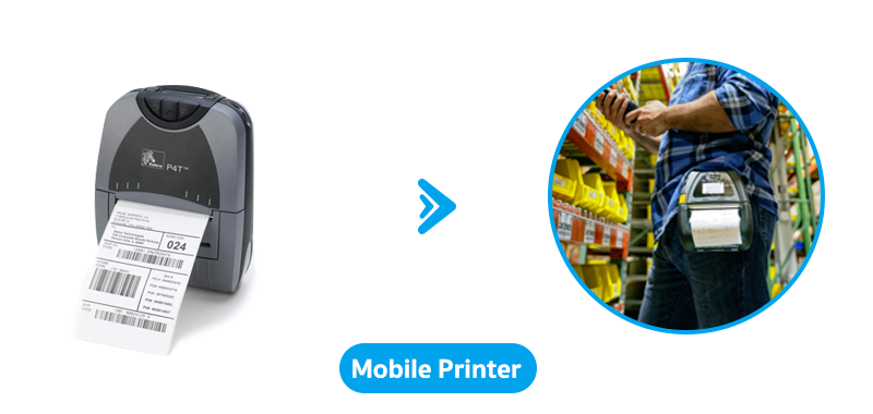 เครื่องพิมพ์สติ๊กเกอร์ Mobile Printer