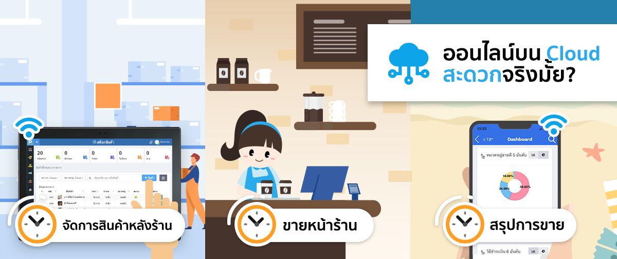 Cloud POS มีความยืดหยุ่น